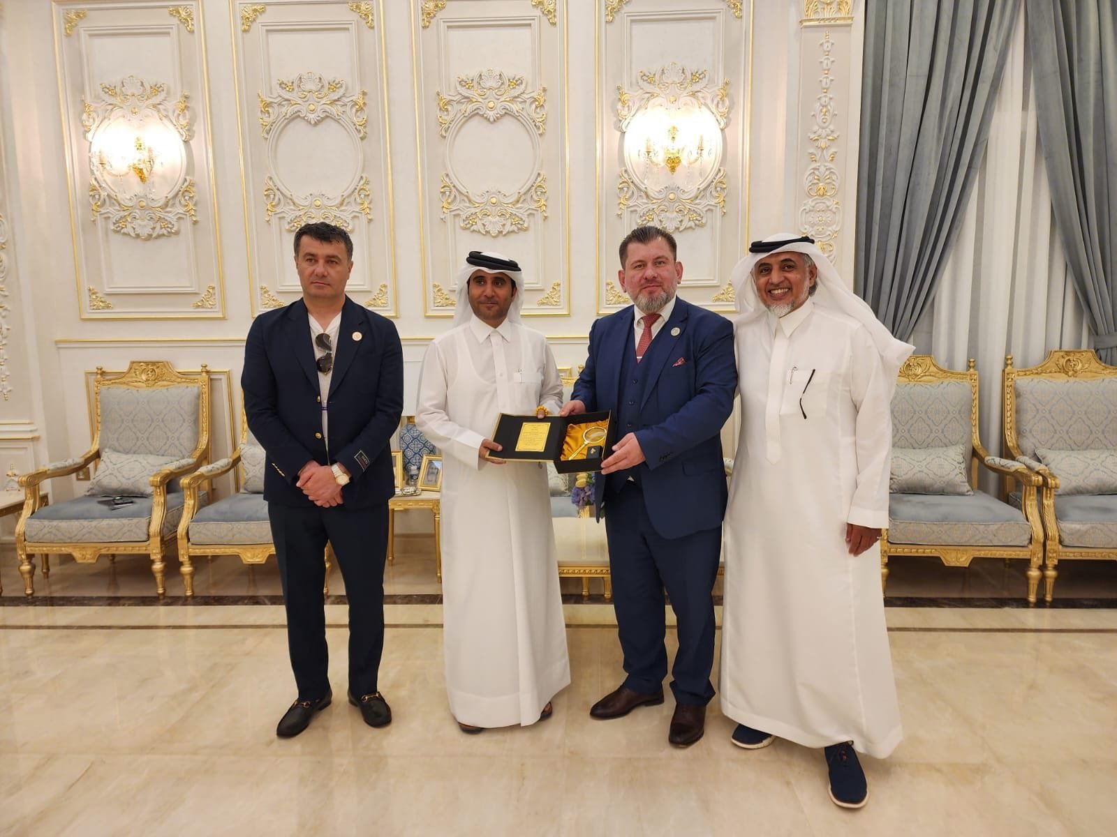 a meeting with Judge Dr. Mansour Nasser Al Qahtani