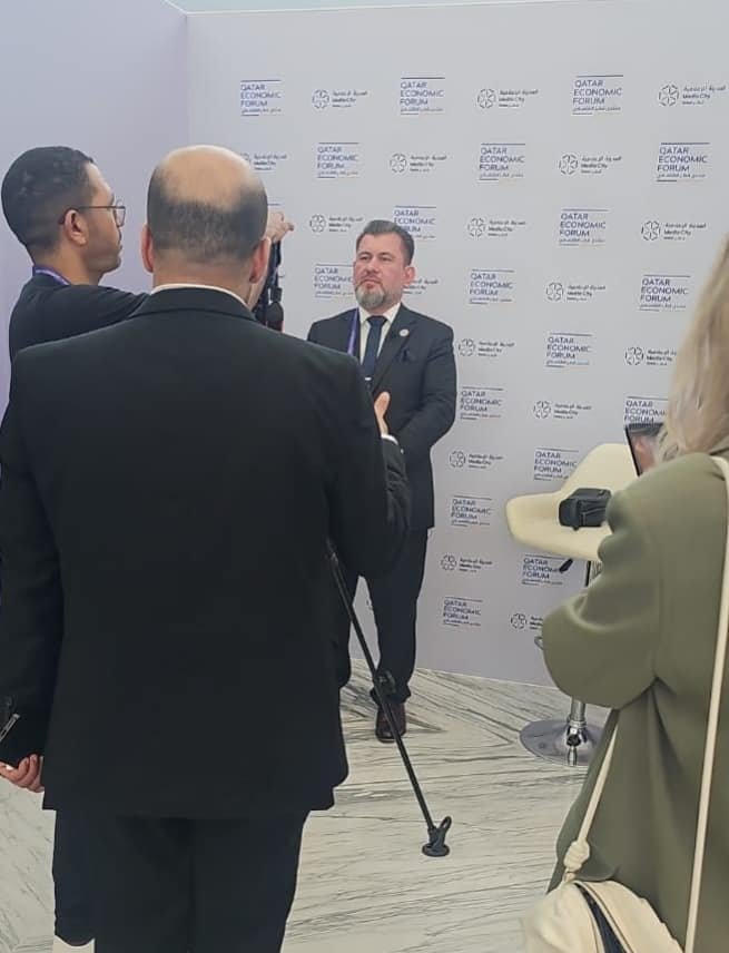 BCAGC delegation at the Qatar Economic Forum in the lens of local media