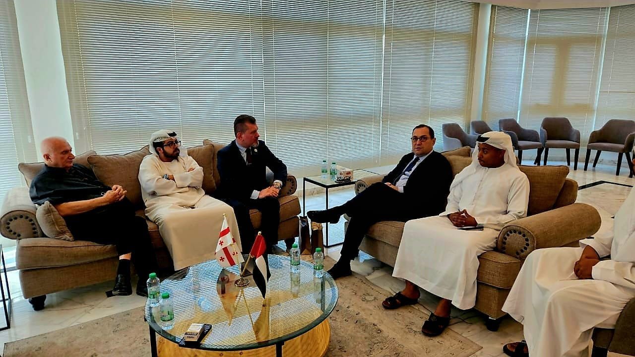 A meeting with His Excellency Giorgi Janjgava, the plenipotentiary ambassador of Georgia to the United Arab Emirates